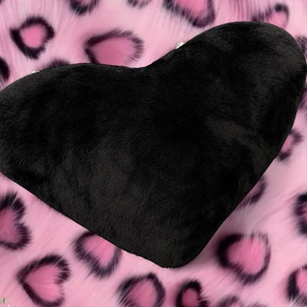 Y2K McBling Playboy Bunny Heart Pillow